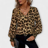 Maja – Elegantna bluza s leopard printom