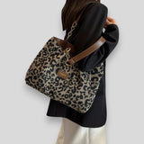Freja | Leopard platnena torba za kupnju