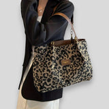 Freja | Leopard platnena torba za kupnju