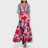 Elise – Elegantna cvjetna uska haljina