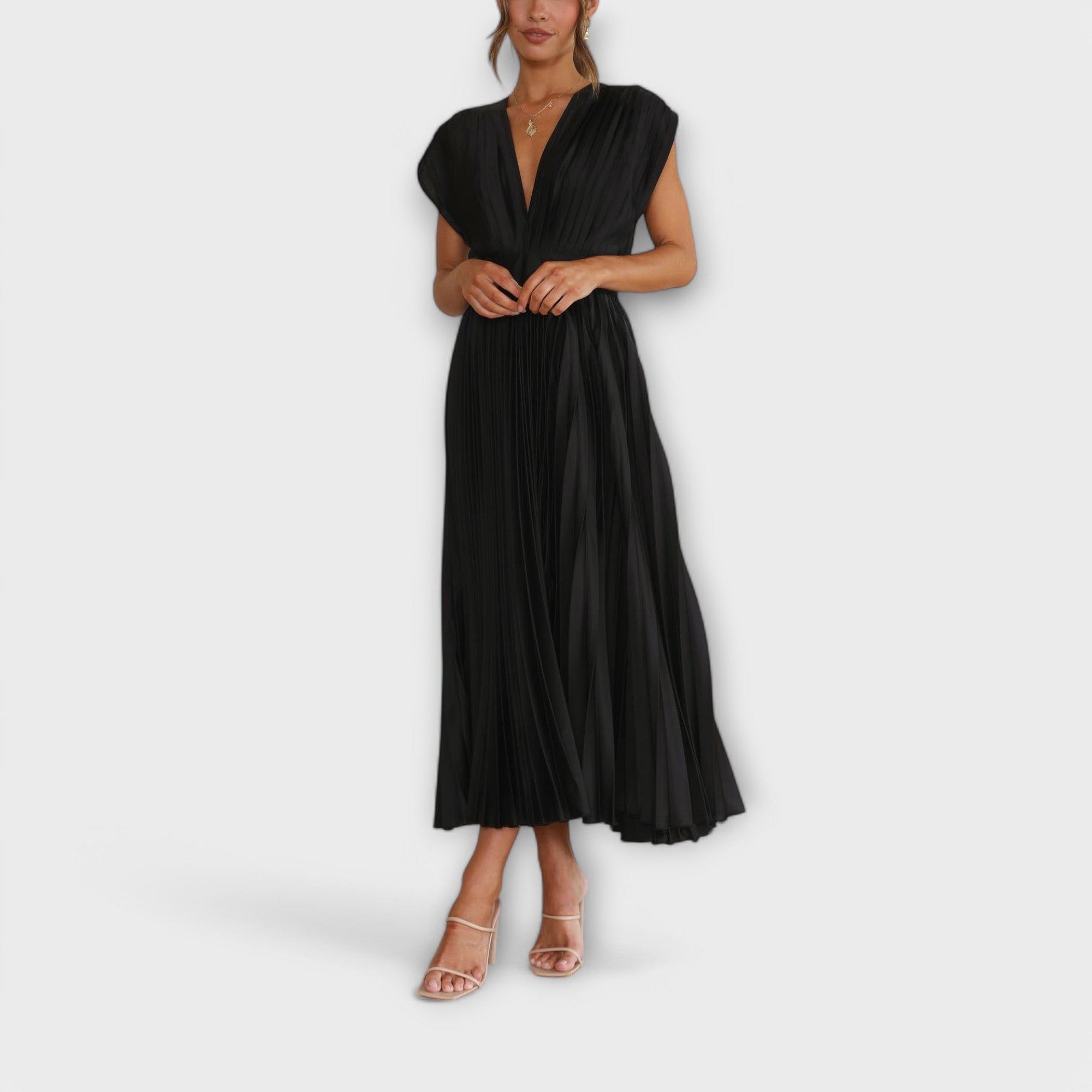 Maria – Elegantna plisirana haljina
