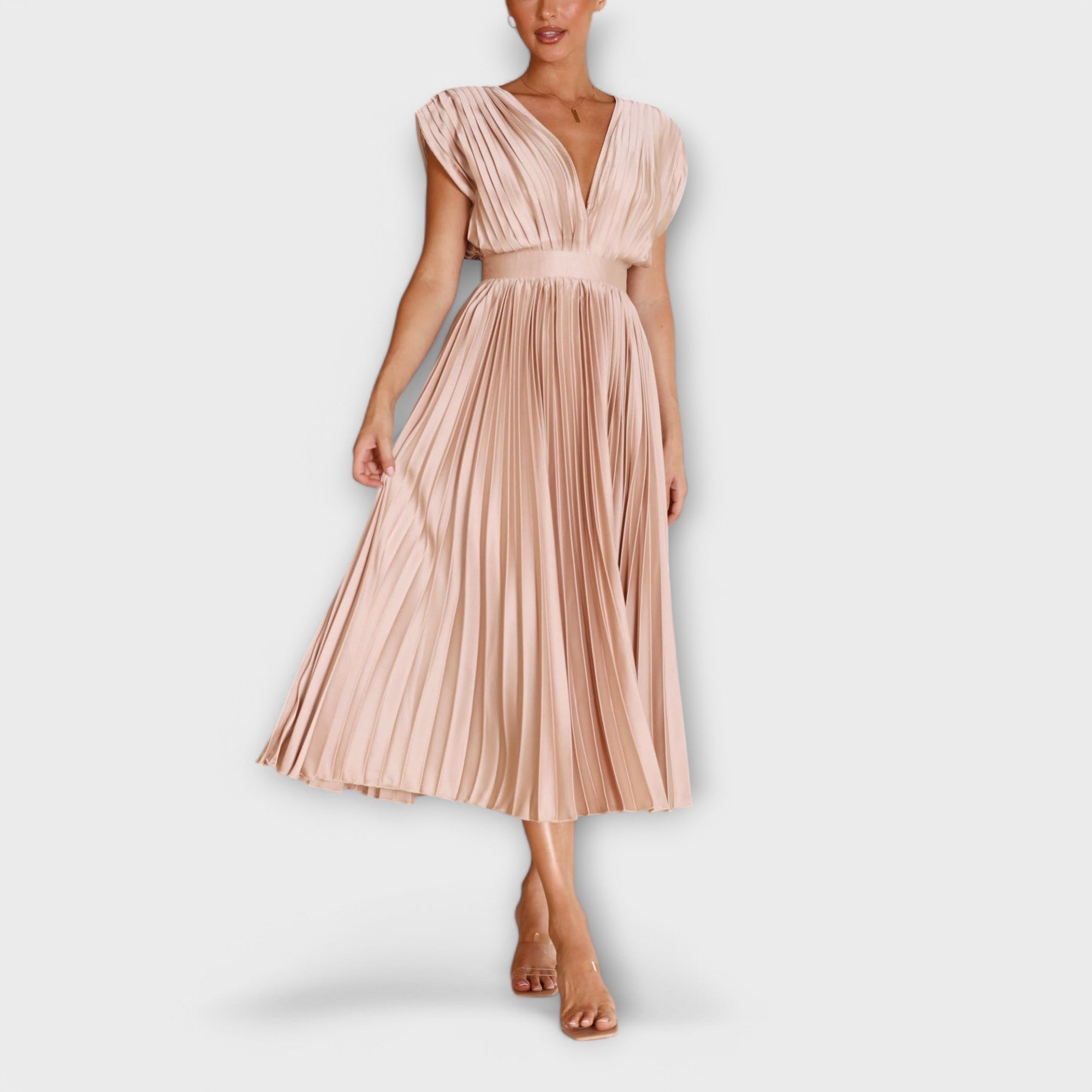 Maria – Elegantna plisirana haljina