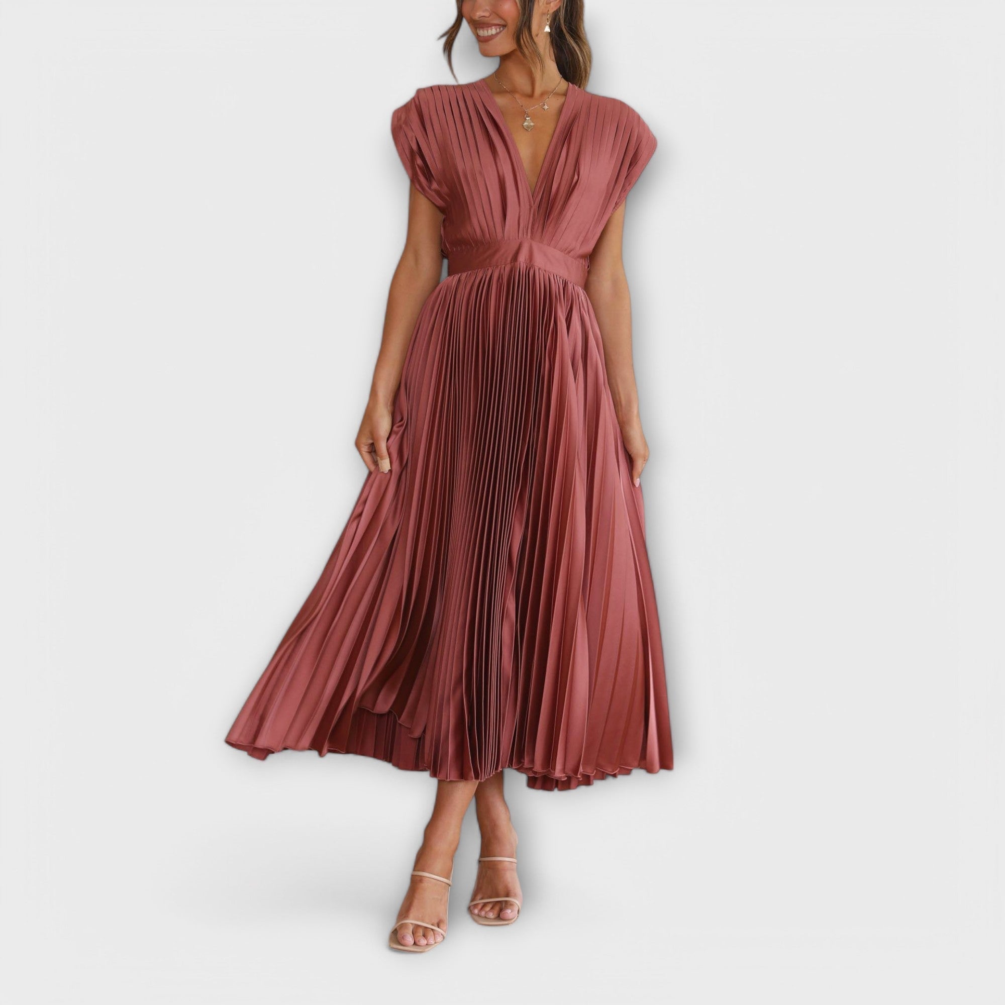 Maria – Elegantna plisirana haljina