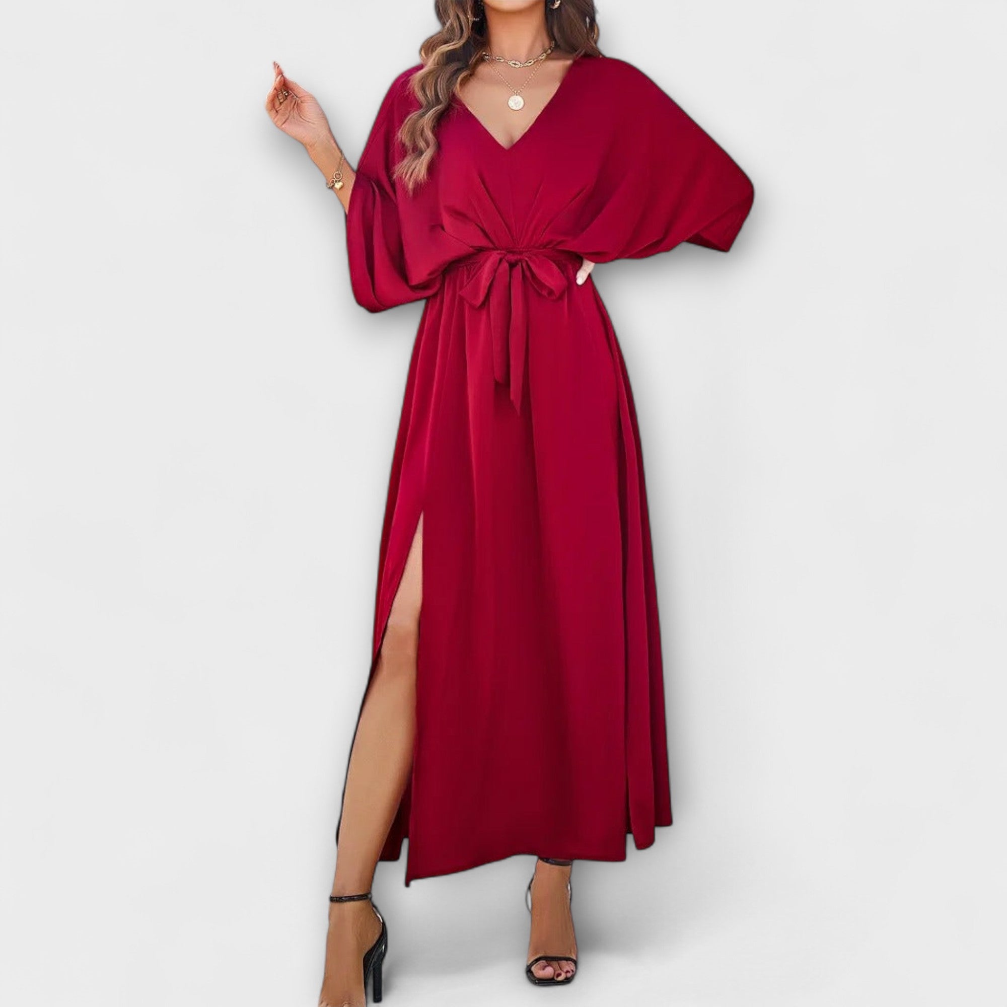 Sabrina - Maxi haljina s V-izrezom